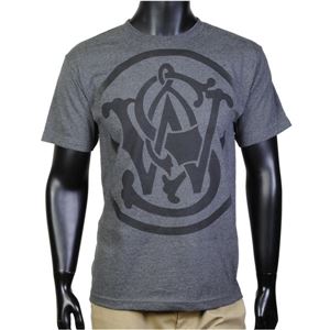 S&W（スミス＆ウエッソン） 半袖Tシャツ ディゾルブド ロゴ [Lサイズ][13sws025gyl]