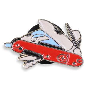 ピンバッジ スイス アーミー ナイフ ラペル[ea703]A11H06A