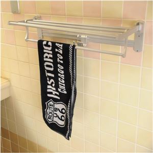 タオルラック アルミ フック可動式[rev50374]E04H01A