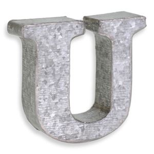 文字プレート PCMミニアルファベット ブリキ製 [U][sdp700435]A12C05B