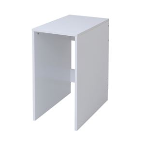 1cmピッチ隙間収納 収納BOX ロータイプ D59.5用 2連 YHK-0211-WH