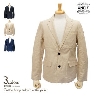 綿麻テーラードジャケット＜2013春夏新作＞ ベージュMサイズ