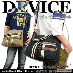 ★DEVICE クロスロード 口折れショルダー/ブラック