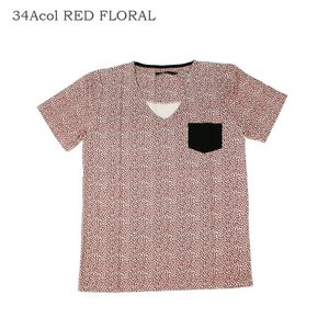 2013春夏新作 Galvanize ポケット付き RED花柄Lサイズ