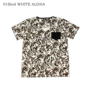 2013春夏新作 Galvanize ポケット付きWHITEアロハ柄Lサイズ