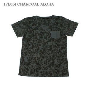 2013春夏新作 Galvanize ポケット付きCHARCOALアロハ柄Lサイズ