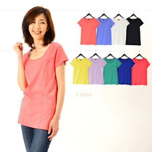 半袖Tシャツ/トップス/オフホワイト2Lサイズ