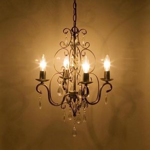 豪華でアンティーク調☆シャンデリア Romeo(ロメオ)♪ダークゴールド♪