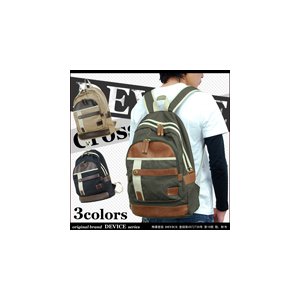 DEVICE クロスロード リュックサック/ブラック
