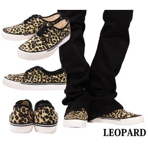 ベーシック/ローカット/カラフル/ビビットカラー/キャンバス/スニーカー/レオパード25.5