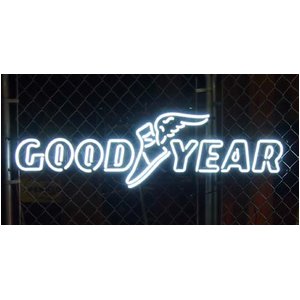 ディスプレイに最適！GOOD YEARのネオンサイン★NEON SIGN (GOOD YEAR)/Sサイズ