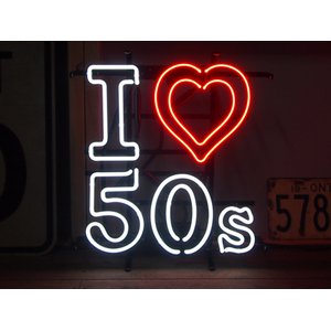 ネオンサイン【I LOVE 50'S】アイラブ50S