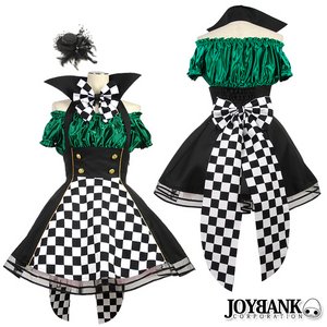 [8mm] オリジナル★帽子屋コスチューム(ミニハット付き)【ハロウィン/不思議の国のアリス/コスプレ/Lサイズ