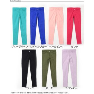  ストレッチスキニーカラーパンツ★レギパン/ぺールピンクMサイズ 