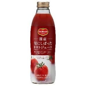 デルモンテ　国産 旬にしぼったトマトジュース　７５０ｍｌ瓶　６本