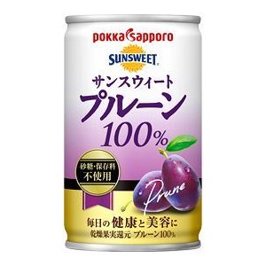 ポッカ　サンスウィートプルーン100％　１６０ｇ　60本セット