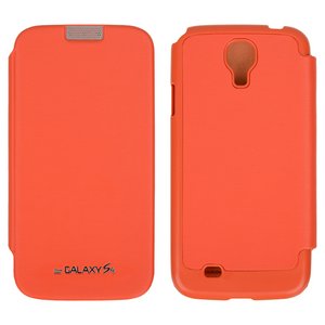 GALAXY S4 (SC-04E)用 MERCURY TECHNO FILP COVER(オレンジ)