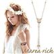 Marea rich（マレアリッチ） K10 イニシャルネックレス 2way ロザリオ ダイヤモンド／淡水パール イニシャルH 10KJ-16-H