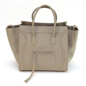 Celine（セリーヌ） SMALL SQUARE LUGGAGE ラゲージ ハンドバッグ トープ グレイッシュベージュ系 16995 3LCA 18TP TAUPE