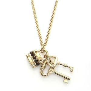 Chloe（クロエ） アクセサリー カデナ パドロック＆キーズ ネックレス TRUFFLE 2O0550 AY6 16H