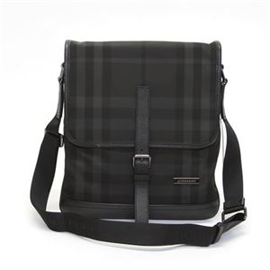 Burberry（バーバリー） メンズ メッセンジャーバッグ ショルダーバッグ ビートチェック×ブラック 3802212 BLACK