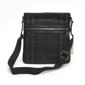 Burberry（バーバリー） メンズ メッセンジャーバッグ ショルダーバッグ ビートチェック×ブラック 3802206 BLACK