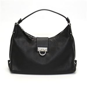 Ferragamo（サルバトーレフェラガモ） FANISA ガンチーニ カーフ ショルダー・ハンドバッグ ブラック 21 D757 NERO 533141