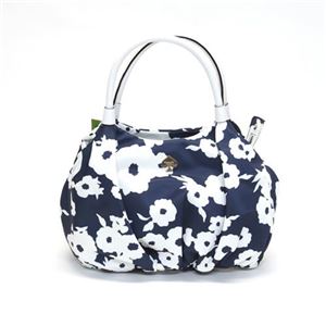 KATE SPADE（ケイトスペード） Fresh Meadows SMALL KAREN フラワーモチーフ ハンドバッグ ネイビー／ホワイト PXRU4159 452 French Navy