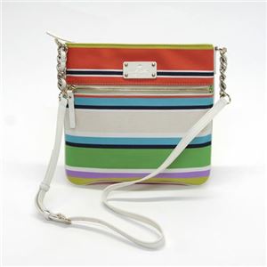 KATE SPADE（ケイトスペード） Cobble Hill Stripe ELLEN コブラヒル ボーダー ショルダーバッグ クロスボディ マルチカラー／オフホワイト PXRU4147 974 Multi
