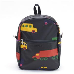 marimekko（マリメッコ） BOBOO ERNIE クルマ・プリント キッズ用 リュックサック バックパック ブ・ブー ネイビー／マルチカラー 37784 430 navy／green