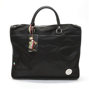 OROBIANCO(オロビアンコ) PIZIATA SLIM-D ピッツィアータ メンズ ショルダーストラップ付 ビジネスバッグ ブリーフケース ナイロン×レザー ブラック/ブラック NERO-99/NERO-99