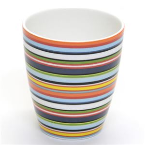 iittala（イッタラ） Origo オリゴシリーズ Beker 0.25L（250ml） マグカップ ティーカップ コップ オレンジ／マルチストライプ 119063 ORANGE