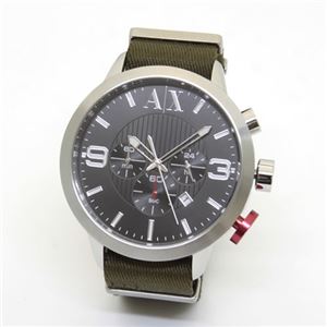 ARMANI（アルマーニ） エクスチェンジ ミリタリーテイストを残しつつも、スタイリッシュなクロノグラフ・ウオッチ AX1145