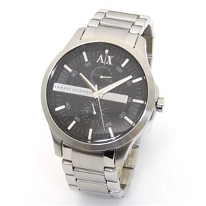 ARMANI（アルマーニ） エクスチェンジ ハイポリッシュ・インデックスに縦眼のカウンターが映えるスタイリッシュ・ブレス・ウオッチ AX2118