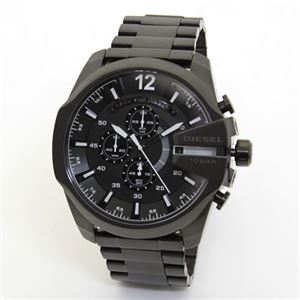 DIESEL(ディーゼル) 腕元に映えるオールブラック。 モテ系クロノグラフ・ウオッチ DZ4283