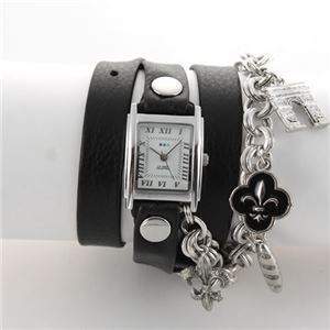 ラメール コレクション アクセサリーウオッチ 3ラップブレスレット＆チェーン＆チャーム LMCW8001