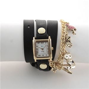ラメール コレクション アクセサリーウオッチ 3ラップブレスレット＆チェーン＆チャーム LMHCW2005