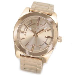 DIESEL（ディーゼル） レディス デカ ミドルサイズ・ブレス・ウオッチ（オール・ローズゴールド）。細身のメンズ。大きめ文字盤好きのレディスとしてピッタリ。 DZ5344