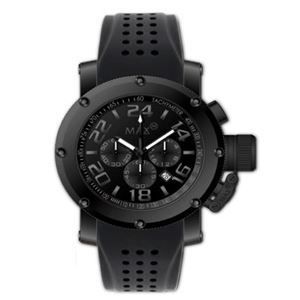 MAX（マックス） 腕時計 MAX484 47mm Face ブラック ブラック クロノグラフ ウォッチ 国内正規商品