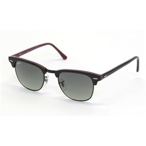 RayBan（レイバン） サングラス クラブマスター RB3016 1103 71 （並行輸入品） ブラック ワインレッド グレースモーク