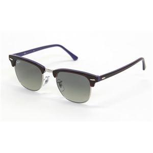 RayBan(レイバン) サングラス クラブマスター RB3016 1128 71 (並行輸入品) ブラウン パープル グレースモーク