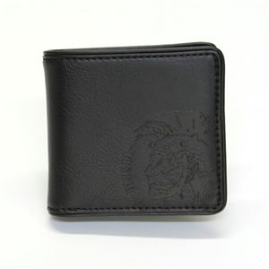 DIESEL（ディーゼル） Happy Hiresh Small ブレイブマンロゴ 小銭入れ付 二つ折り財布 ブラック ≪2013AW≫ X00878 PS386 T8013 Black