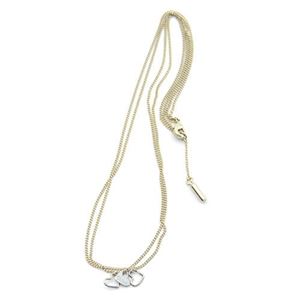 Chloe(クロエ) アクセサリー ハートモチーフ ネックレス シルバー&ゴールド 2O0647 CE9/90A