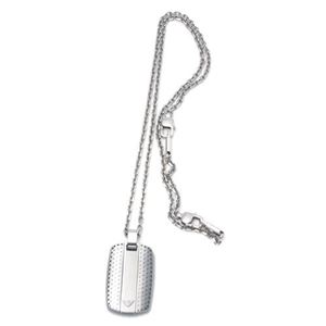 EMPORIO ARMANI(エンポリオアルマーニ) アクセサリー イーグルプレート ネックレス シルバー EGS1844040