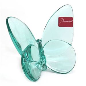Baccarat（バカラ） PAPILLON （パピヨン・ラッキーバタフライ） お薦めギフト 気品のある躍動感 幸せを運ぶモーチーフ （ターコイズ） 2105932