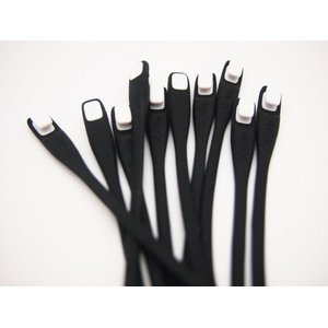 x-tie エックスタイ 結ばない靴ヒモ 【ブラック】 全てのサイズにフィットする 結ばない靴ヒモ