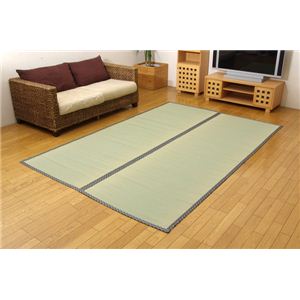 純国産 立花織 い草上敷 『桂浜』 江戸間2畳（約176×176cm）