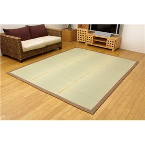 純国産 ウレタン6mm入り い草カーペット 『F響』 約200×250cm
