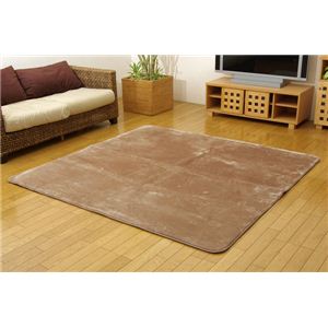 洗える ウォッシャブルラグカーペット 『WSウェンデルNSK』 ベージュ 185×185cm