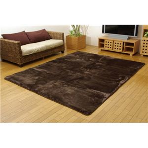 洗える ウォッシャブルラグカーペット 『WSウェンデルNSK』 ブラウン 200×250cm